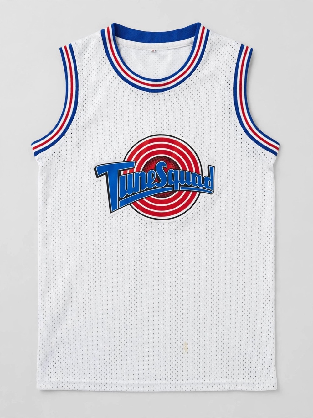 Michael Jordan #23 Tune Squad Space Jam Toon Jersey White, Size Small